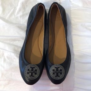Tory Burch Liana Ballet Flats, size 7.5, never worn, come with box